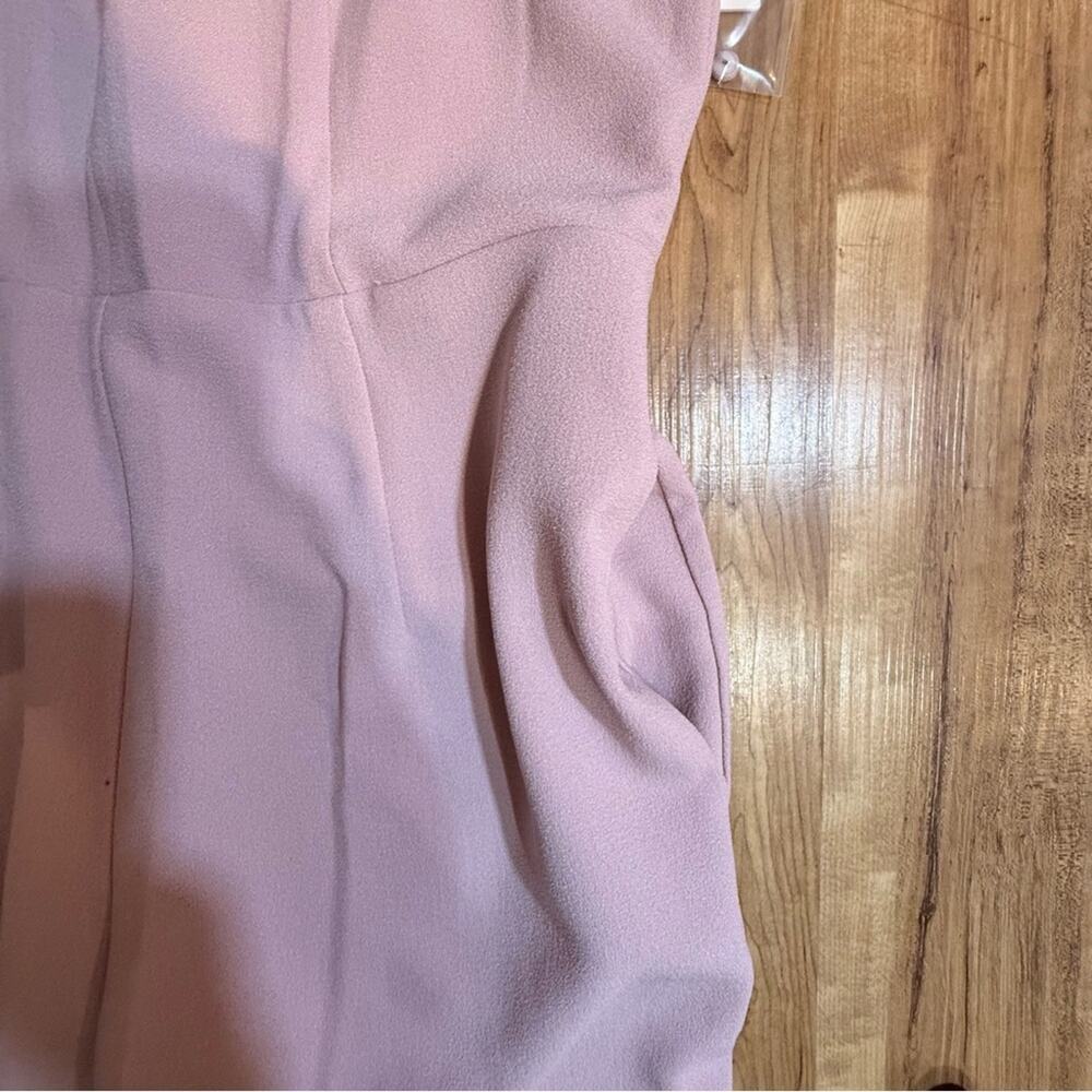 Julia Jordan Light Mauve Formal Wide Leg Jumpsuit Halter Neck Prom Size 10 NWT - Picture 6 of 10